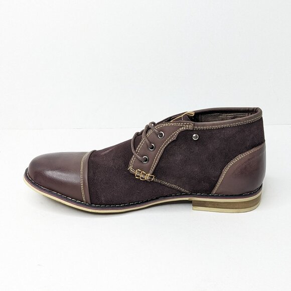 N.Y.L.A. Candle Chukka Boots, Coffe Brown Leather, Men\'s 11 M main image 5
